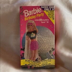 Barbie Birthday Party At Walt Disney World - VHS Tape - NRFB